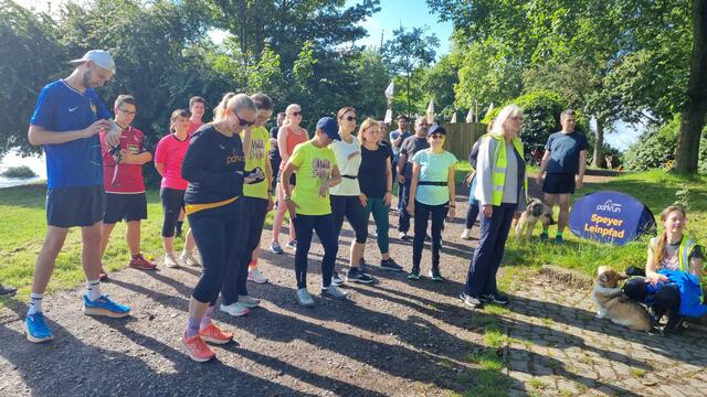 Bilderbogen vom #160 Speyer Leinpfad parkrun am 15. Juni 2024. | Foto: Speyer Leinpfad parkrun