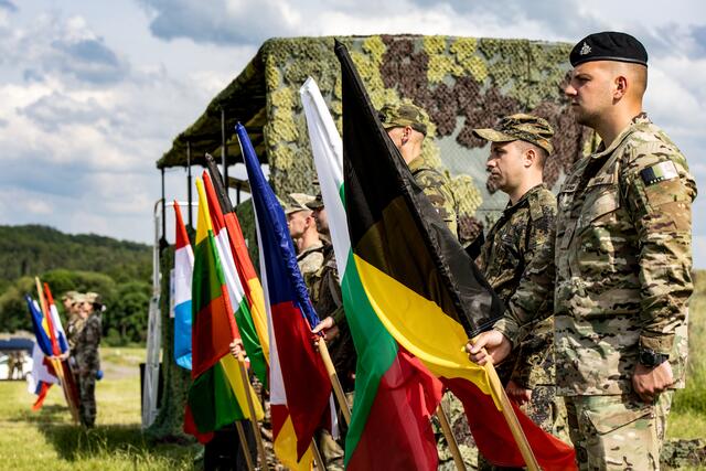 Mehr als 800 Soldatinnen und Soldaten aus 13 Nationen nehmen an der Übung teil. | Foto: Jitka Tichá