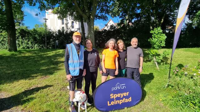 Bilderbogen vom #160 Speyer Leinpfad parkrun am 15. Juni 2024. | Foto: Speyer Leinpfad parkrun