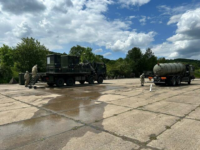 Die Übung CORONAT MASK 2024 wurde so realitätsnah wie möglich konzipiert. | Foto: Joshua Neumüller/Bundeswehr