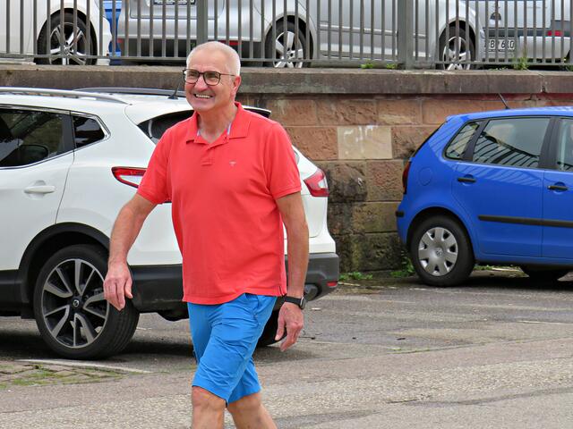 Da kommt er mit der weitesten Anreise | Foto: Brigitte Melder