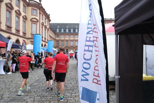 Die Location im Ehrenhof des Mannheimer Schloss sorgte zusätzlich für gute Stimmung | Foto: Jessica Bader