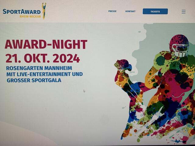 Der SportAward Rhein-Neckar findet am 21. Oktober 2024 statt  | Foto: Michael Sonnick