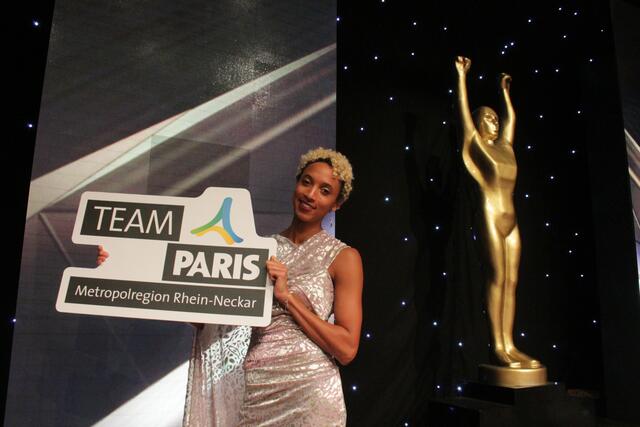 Malaika Mihambo gehört um Team Paris von der Metropolregion Rhein-Neckar | Foto: Michael Sonnick