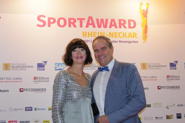 Prof. Dr. Eckart Würzner mit seiner Ehefrau | Foto: Michael Sonnick