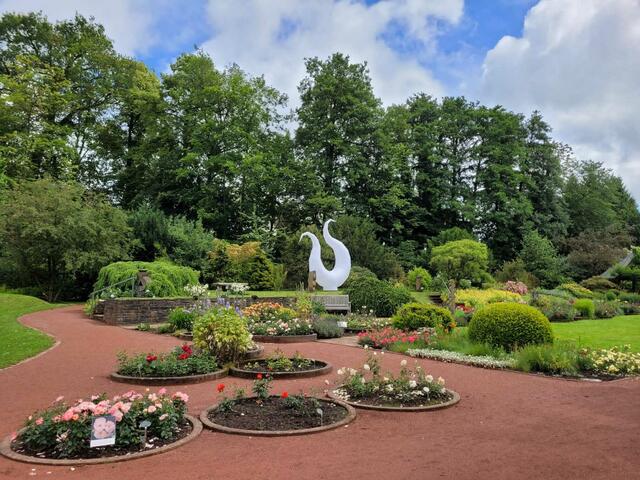 Fest der 1000 Lichter im Rosengarten Zweibrücken mit Brass Machine  | Foto: Barbara Vollmer