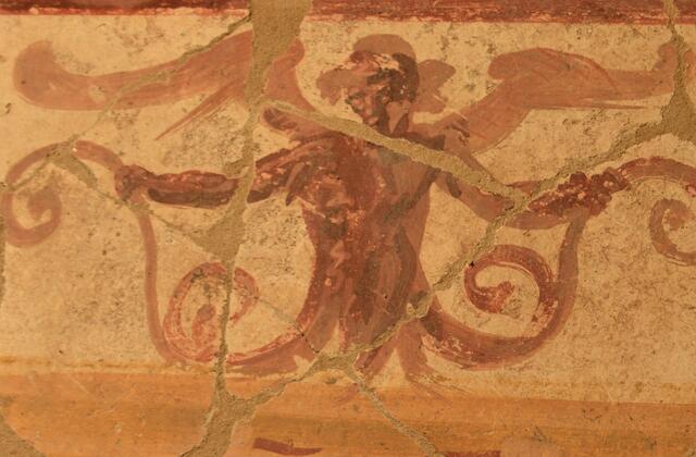 Fresko aus dem römischen Lopodunum, Mühlgasse, Ladenburg | Foto: Gabriele Pauli