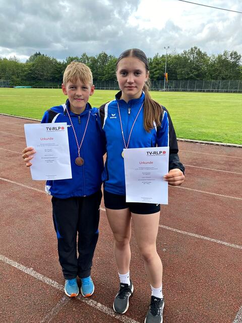 Die Geschwister Max und Emma Schubert | Foto: TSV Iggelheim