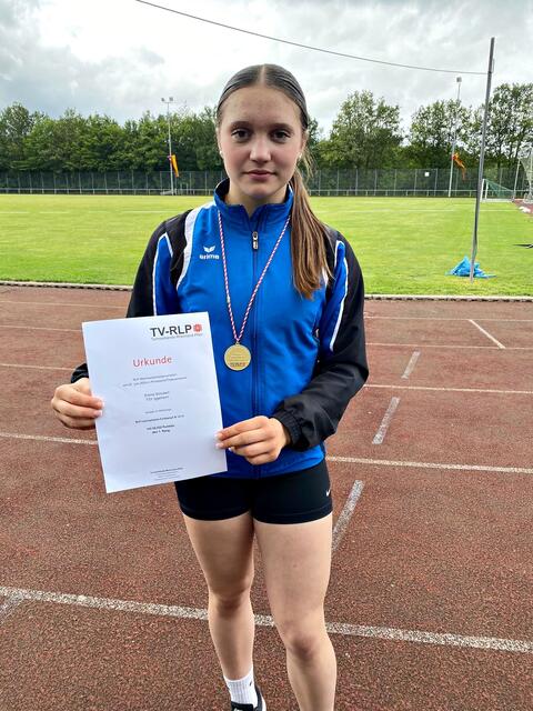 Emma Schubert als Siegerin | Foto: TSV Iggelheim