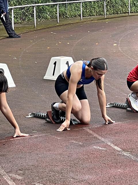 Emma Schubert beim Start | Foto: TSV Iggelheim