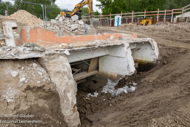 Mai 2024, das Kellergeschoss wird freigelegt und abgerissen | Foto: Wilfried Glauber