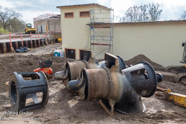 März 2024, die Pumpen sind ausgebaut  | Foto: Wilfried Glauber