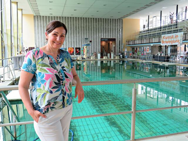 Petronela Kron war heute wieder für die GML hier | Foto: Brigitte Melder