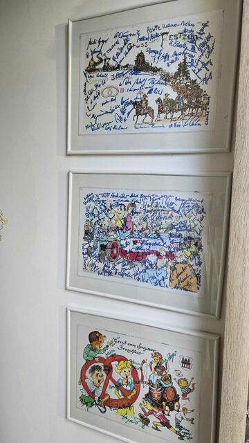 Gemälde Pfälzer Künstler rund ums Brezelfest | Foto: Hansjörg Heß