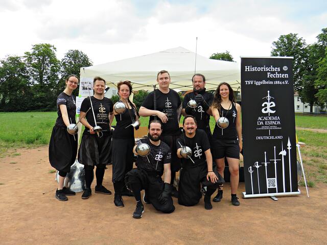 Die Abteilung "Historisches Fechten" | Foto: Brigitte Melder