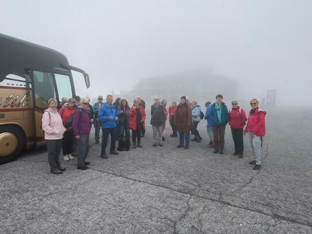 Gruppenfoto in den Wolken | Foto: Ich