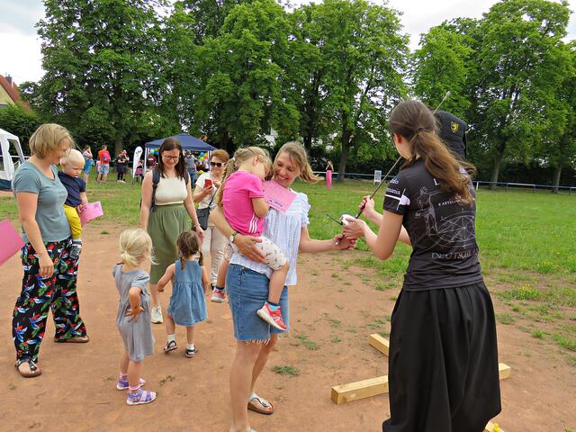 Das wollte sie dann doch nicht in die Hand nehmen | Foto: Brigitte Melder