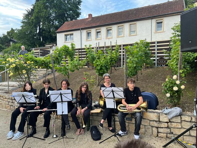 Das Alsenzer Pandemieorchester hatte auch mal Pause  | Foto: Arno Mohr  