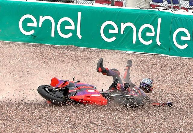 Sturz von Jorge Martin | Foto: Marcel Uhlmann