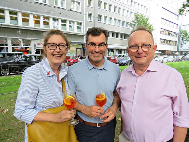 Brigitte Jungmann, Wolfgang Leibig und Dr. Klaus Blettner | Foto: Brigitte Melder