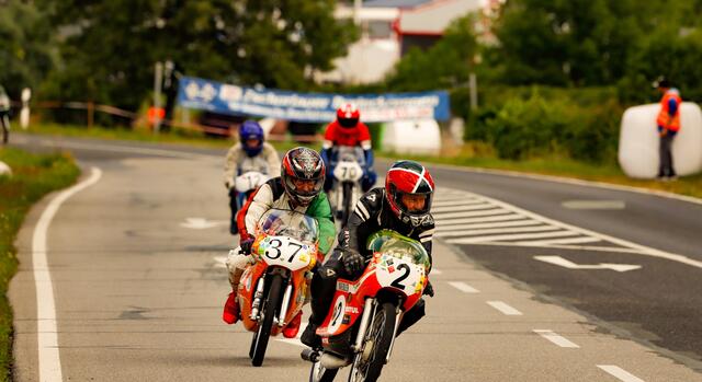 Aalt Toersen (Nummer 2) auf der Kreidler 50 ccm | Foto: Marcel Uhlmann