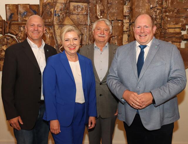 v.l.n.r.: Frank Pfannebecker, Andrea Franz, Hatmut Kegel, Thorsten Leva | Foto: Rheinpfalz Kraus