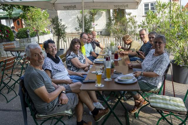 Stärkung vor der Heimreise in Heimertingen | Foto: G. Öfner