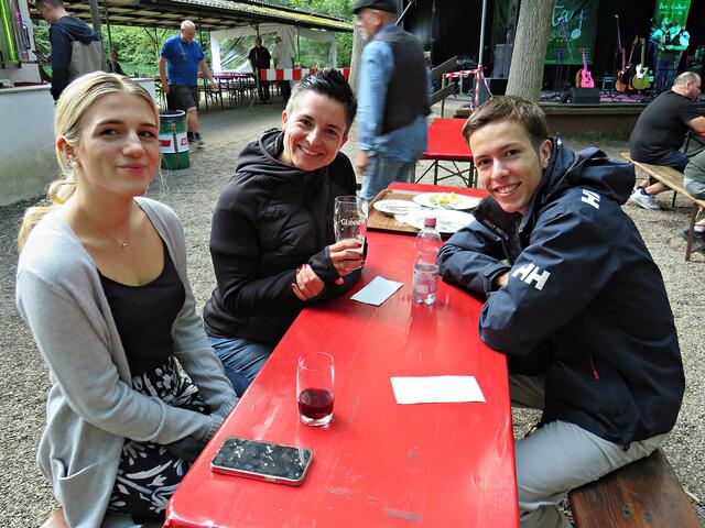 Ulrike Margit Wahl genoss mit Familie den Abend | Foto: Brigitte Melder