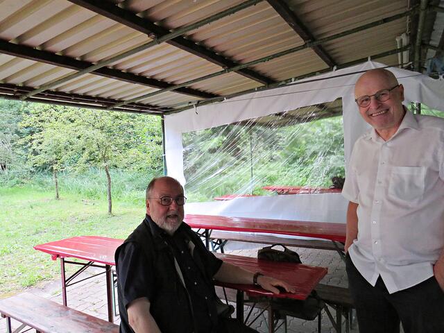 Holger Ringle und Hans-Peter Melder: Fotografen unter sich | Foto: Brigitte Melder