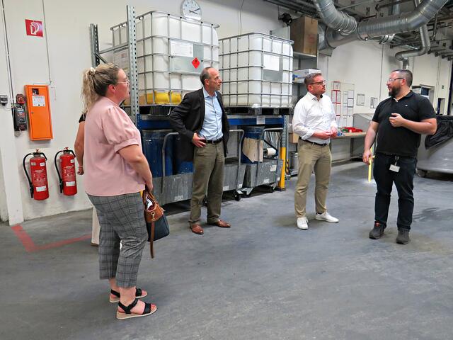 Firmenbesuch | Foto: Brigitte Melder