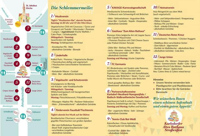 Foto: Straßenfest-Ausschuss Ortsvereine 