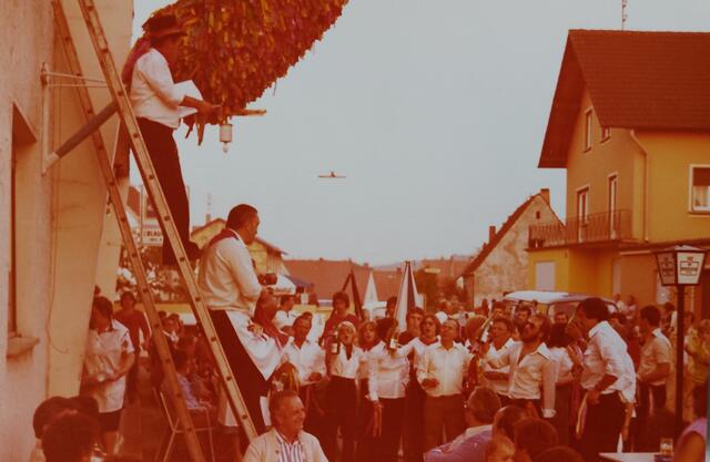 Die Kerwerede im "Waldcafé". | Foto: KKJ Siegelbach