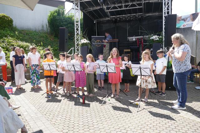 Jubiläum VG Lauterecke-Wolfstein: Viel Beifall erhielt die Flötengruppe  | Foto: Horst Cloß