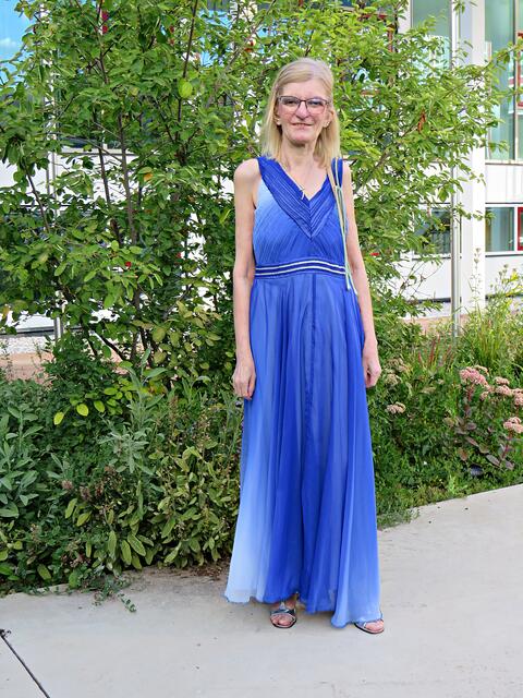 Gabi Gerlinde Kolb sehr chick zu diesem Abend | Foto: Brigitte Melder