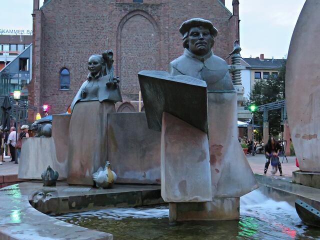 Der Lutherbrunnen | Foto: Brigitte Melder