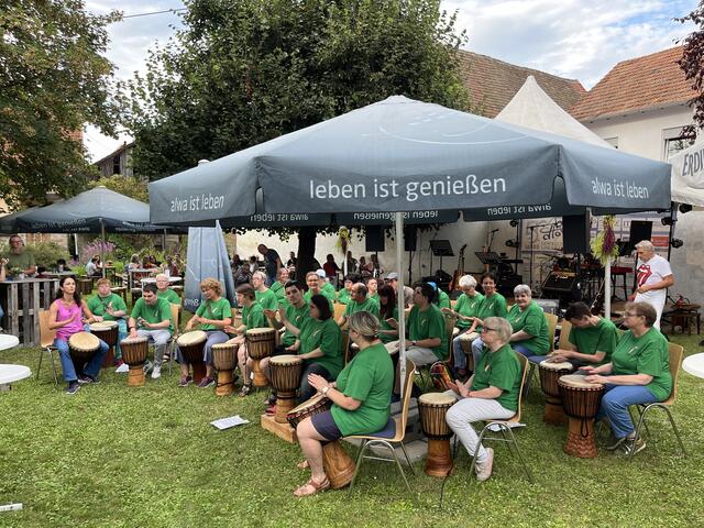 Trommelgruppe Regenbogen | Foto: Gospelchor Lingenfeld