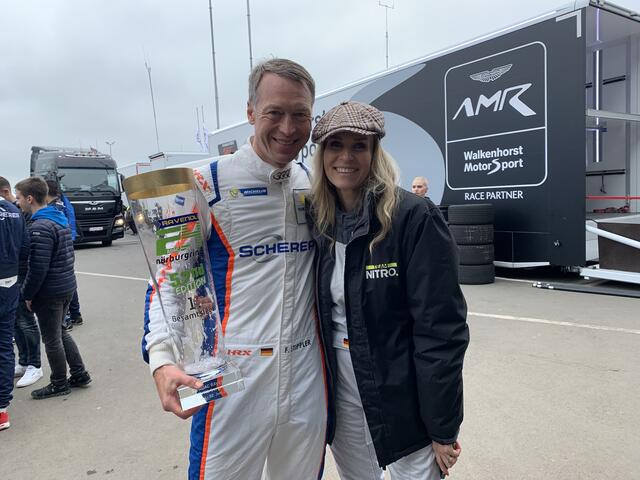 Frank Stippler mit seiner Frau Eve Scheer | Foto: Michael Sonnick