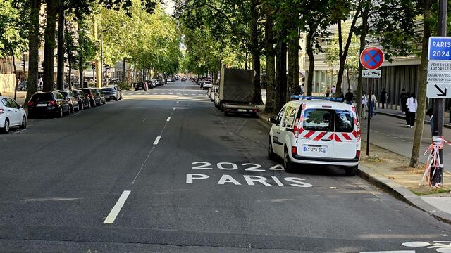 Paris 2024 ist auch auf den Straßen sichtbar | Foto: thi