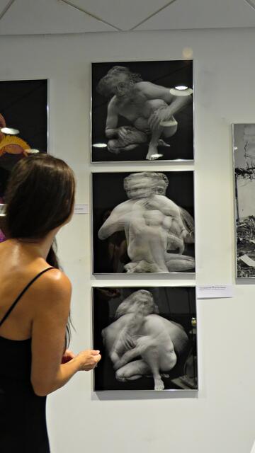 Bewegungsstudien für die Fotomontage | Foto: Brigitte Melder