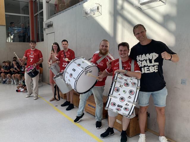 Die Eulen-Trommler sorgten wieder für gute Stimmung | Foto: Michael Sonnick