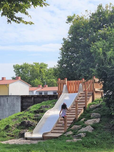Der Rutschenhügel ist sicherer geworden | Foto: Stadt Speyer/gratis