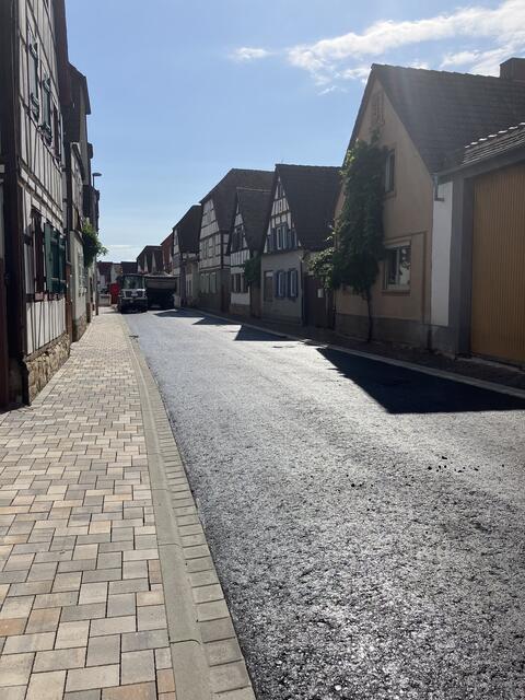 Die Bauarbeiten im zweiten Bauabschnitt der Langgasse wurden abgeschlossen und der Bereich ist wieder für den Verkehr freigegeben.  | Foto: Gemeindeverwaltung Haßloch