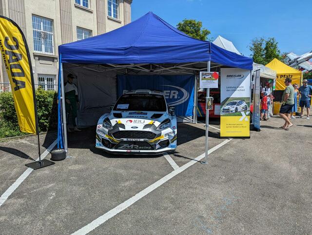 Der Rallye-Ford wurde beim Brazzeltag im Technik Museum in Speyer ausgestellt | Foto: Michael Sonnick
