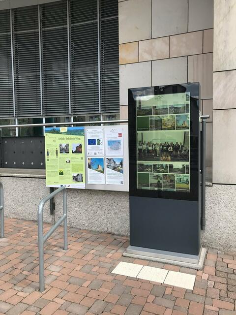 Infoterminal am Rathaus der Verbandsgemeinde | Foto: B. Bender