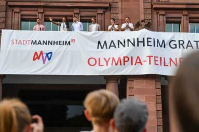 Stadt Mannheim empfängt Olympia-Teilnehmende | Foto: Michael Ruffler – PIX-Sportfotos
