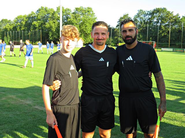 Von links Leon und Lars Kegler, Bartolomeo Franchini | Foto: Brigitte Melder