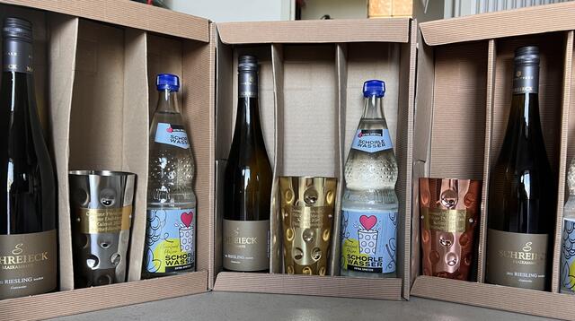 Die "Bergpreise" die Pfälzer Dubbegläser!!! | Foto: Jochen Glas