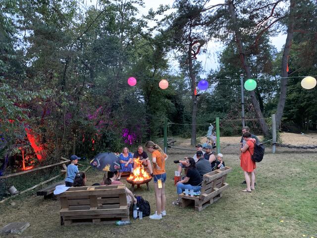 Eine der Feuerstellen | Foto: Peter Krietemeyer