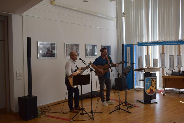 Musikalische Umrahmung von Klaus Fröhlich und Joachim Karl | Foto: B. Bender