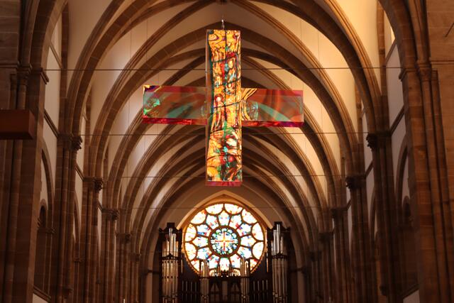 Ein weiteres Lichtkreuz von Ludger Hinse | Foto: axel.brecht@kirchelandau.de